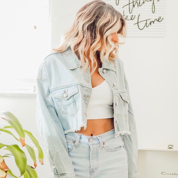 Ibiza Cropped Denim Jacket - Picture 6 of 8